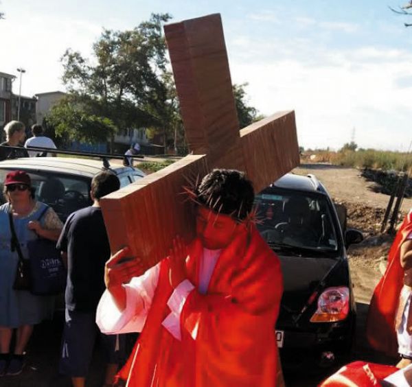 Carrying the cross